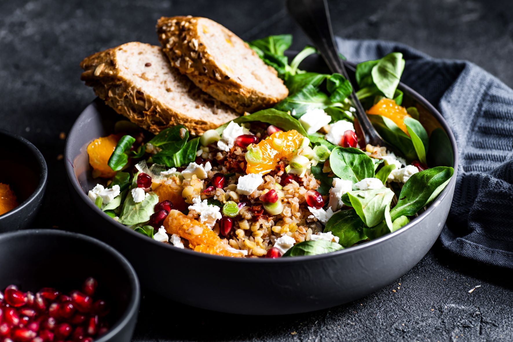 Salade complète hivernale