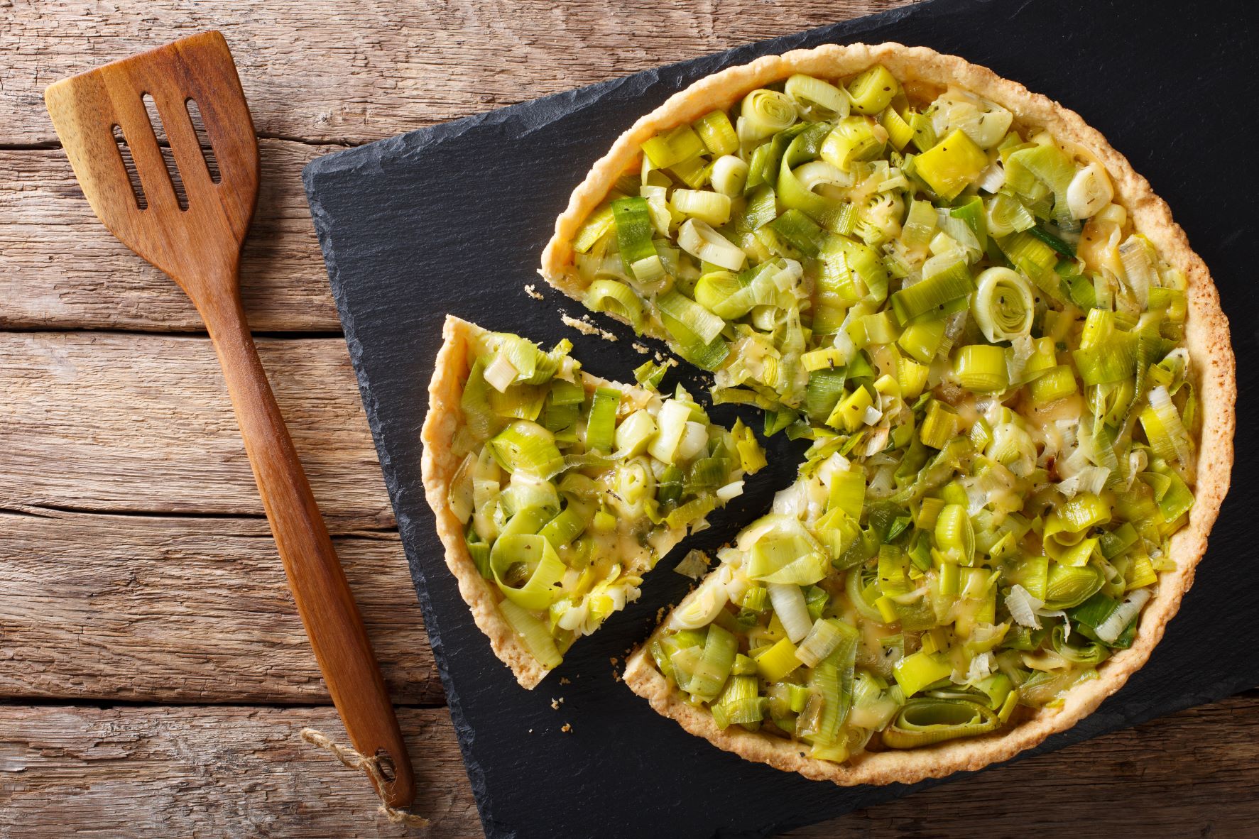 Quiche aux poireaux
